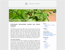 Tablet Screenshot of gartenterroristen.de